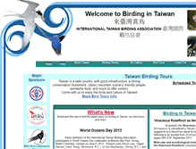 Tablet Screenshot of birdingintaiwan.org